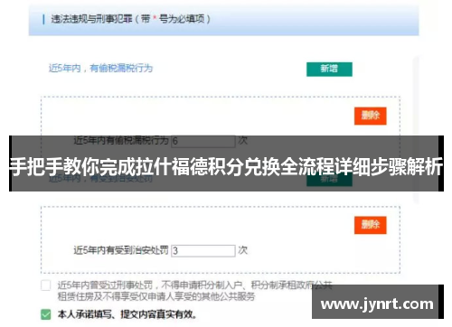 手把手教你完成拉什福德积分兑换全流程详细步骤解析