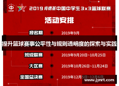 提升篮球赛事公平性与规则透明度的探索与实践 提升篮球赛事公平性与规则透明度的探索与实践